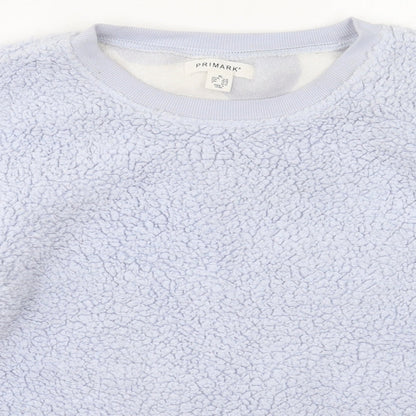 Primark Womens Blue Crew Neck  Polyester Pullover Jumper Size 18