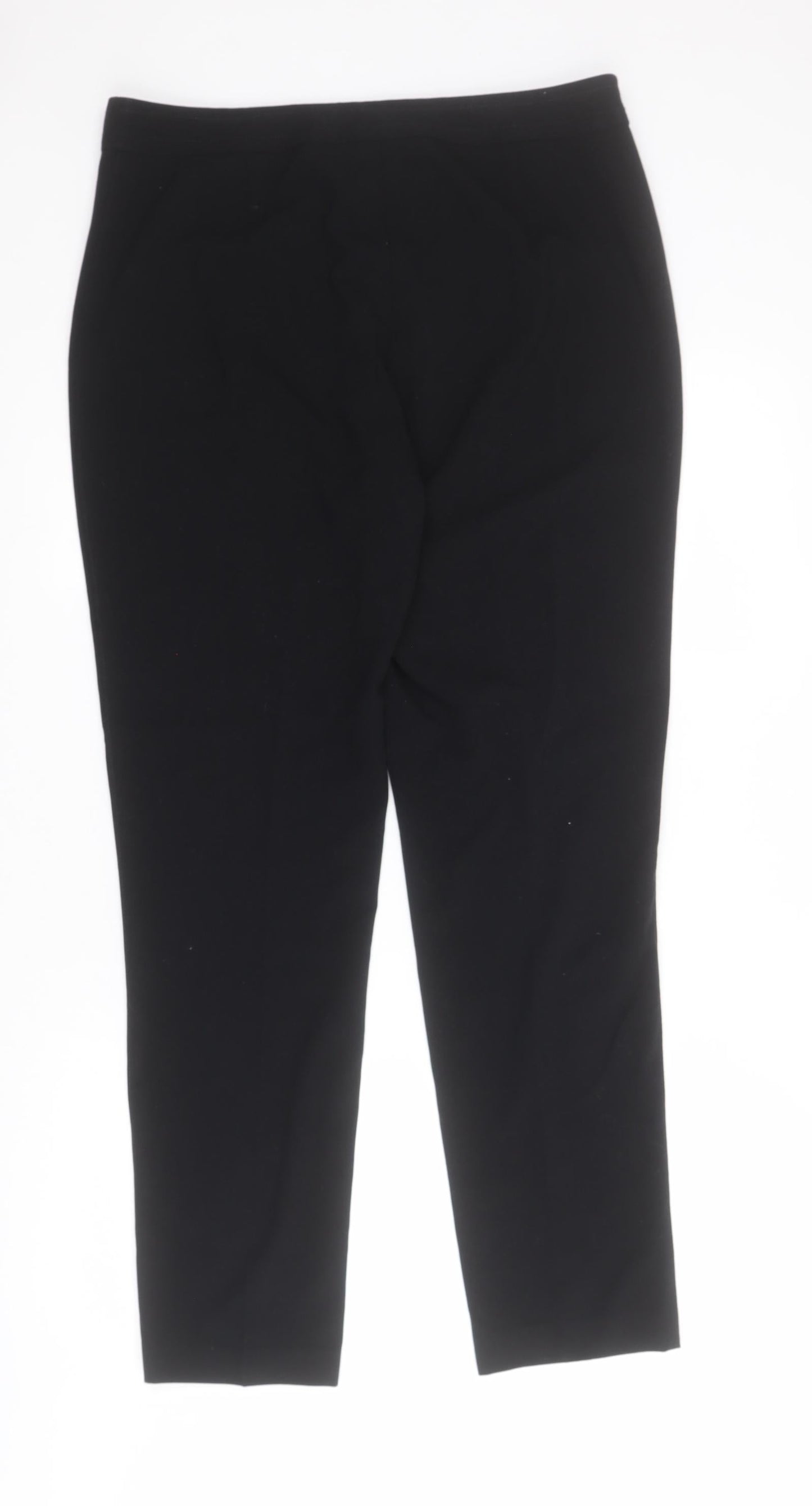 Womens UK Size 12 Marks and Spencer Regular Fit  Black Trousers
