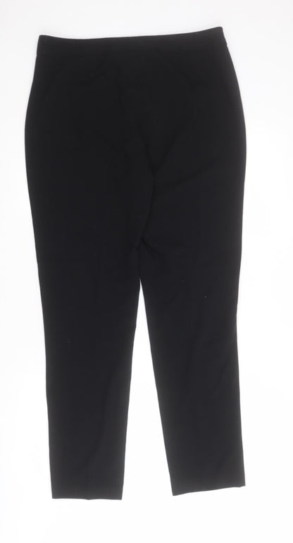 Womens UK Size 12 Marks and Spencer Regular Fit  Black Trousers