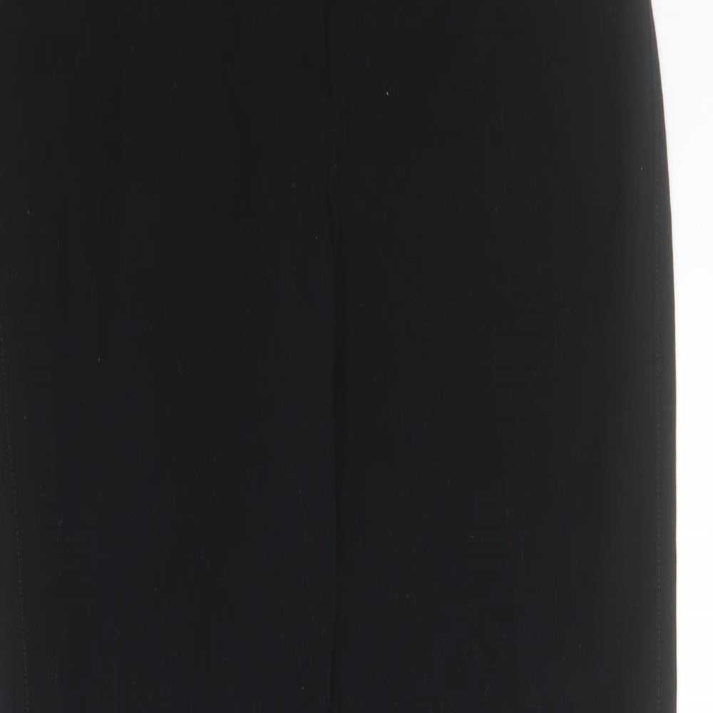 Womens UK Size 12 Marks and Spencer Regular Fit  Black Trousers
