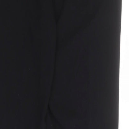 Womens UK Size 12 Marks and Spencer Regular Fit  Black Trousers