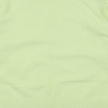 Womens UK Size 14 Damart Green Pullover Jumper
