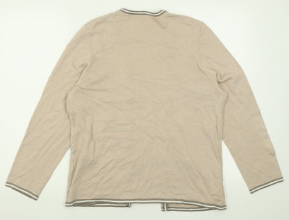 Womens UK Size 16 Preworn Beige Pullover Jumper