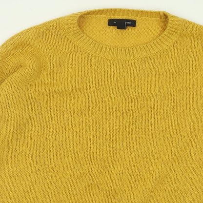 Womens UK Size S New Look Yellow Pullover Jumper