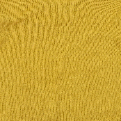 Womens UK Size S New Look Yellow Pullover Jumper
