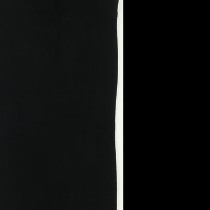 Pilot Womens Black  Acrylic Jumper Dress  Size 10  Crew Neck Pullover