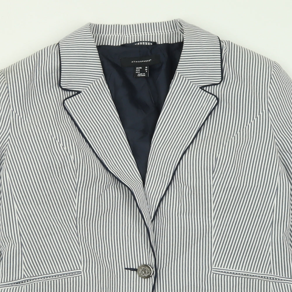 Womens UK Size 10 Atmosphere Blue Jacket