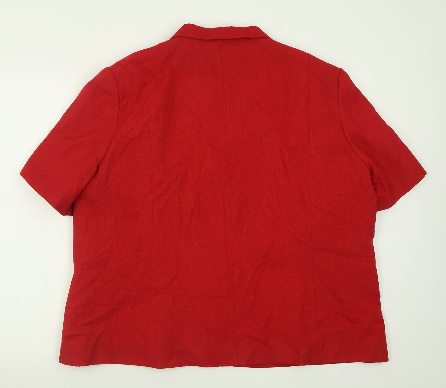 Womens UK Size 2 Bonmarché Red Jacket