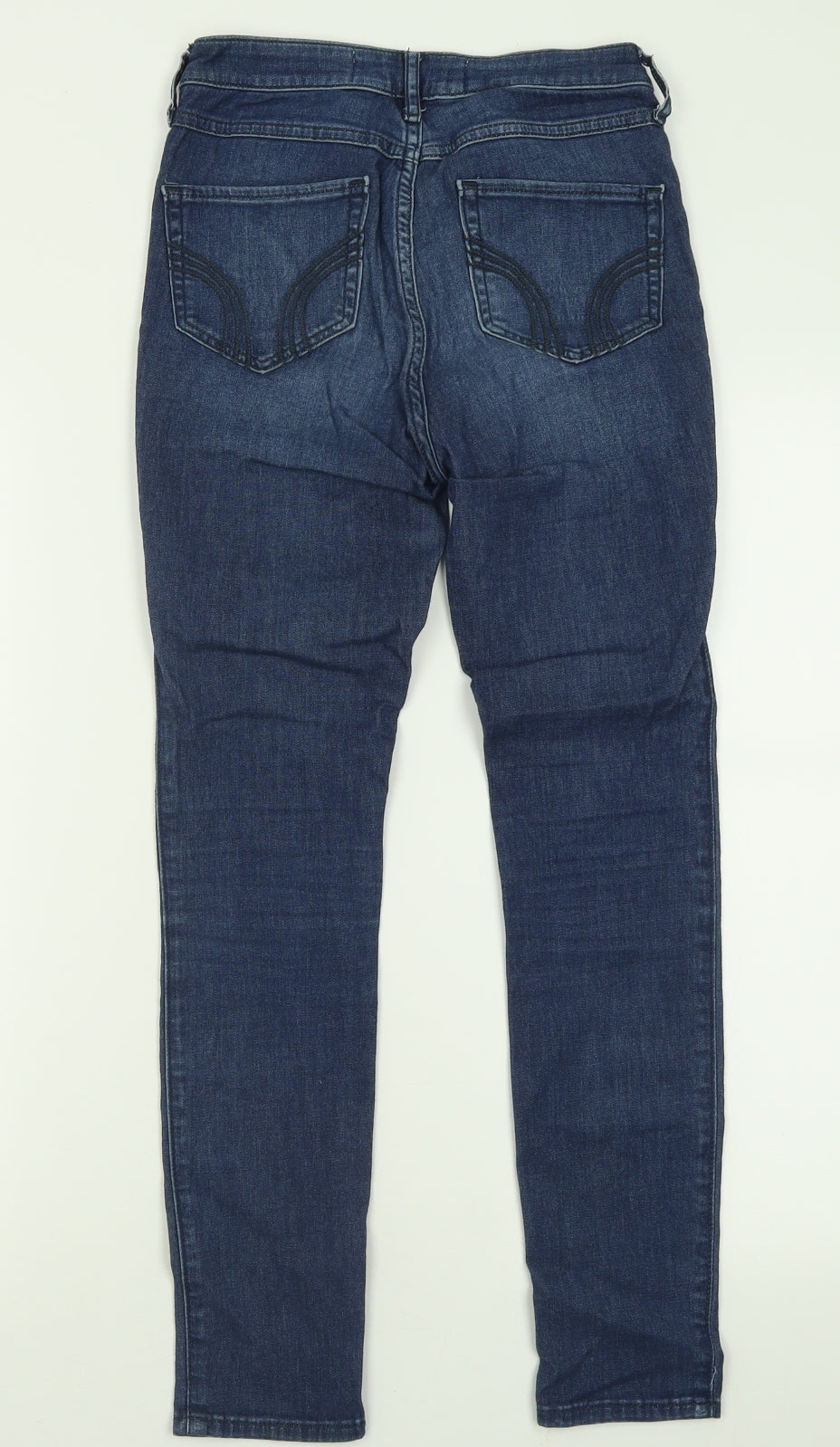 Hollister Womens Blue  Cotton Skinny Jeans Size 25 in L27 in Regular Button