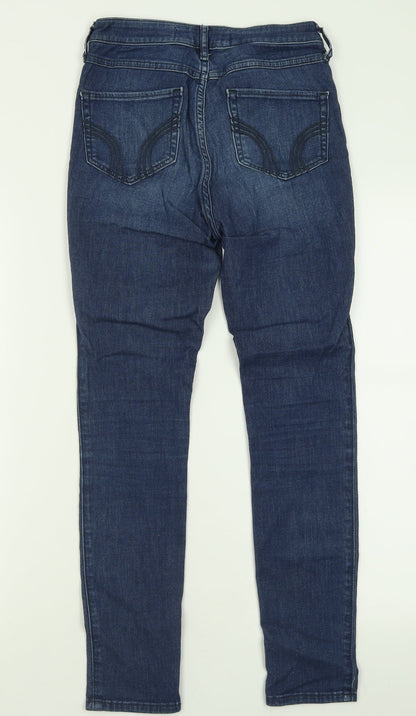 Hollister Womens Blue  Cotton Skinny Jeans Size 25 in L27 in Regular Button
