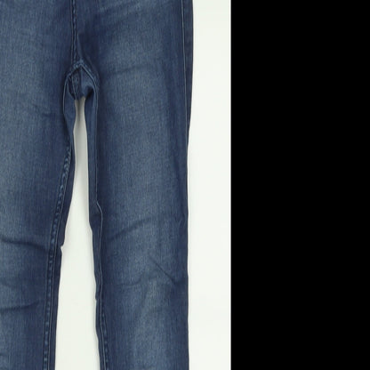 Hollister Womens Blue  Cotton Skinny Jeans Size 25 in L27 in Regular Button