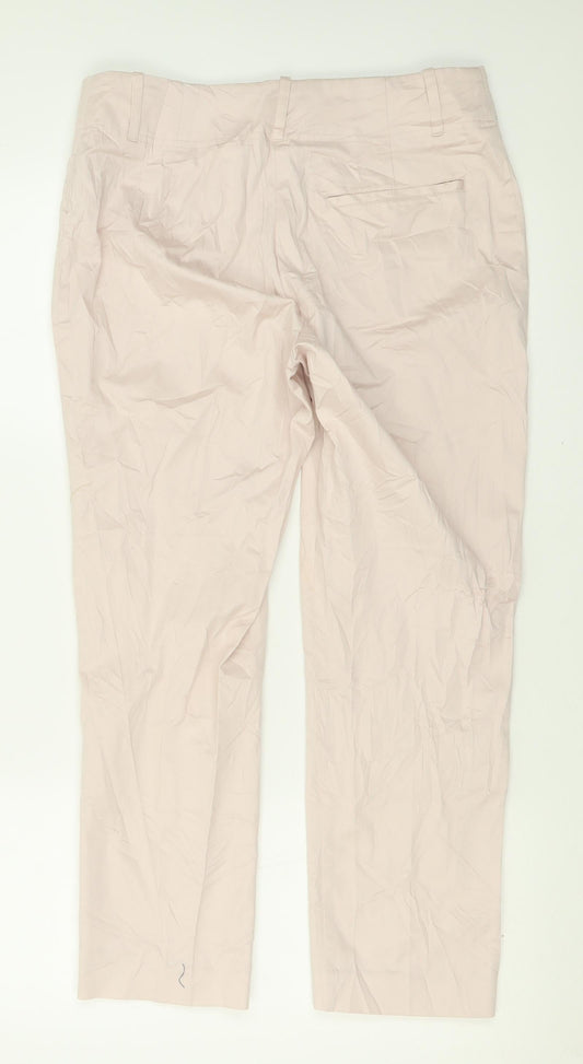 Womens UK Size 12 H&M Regular Fit  Pink Trousers