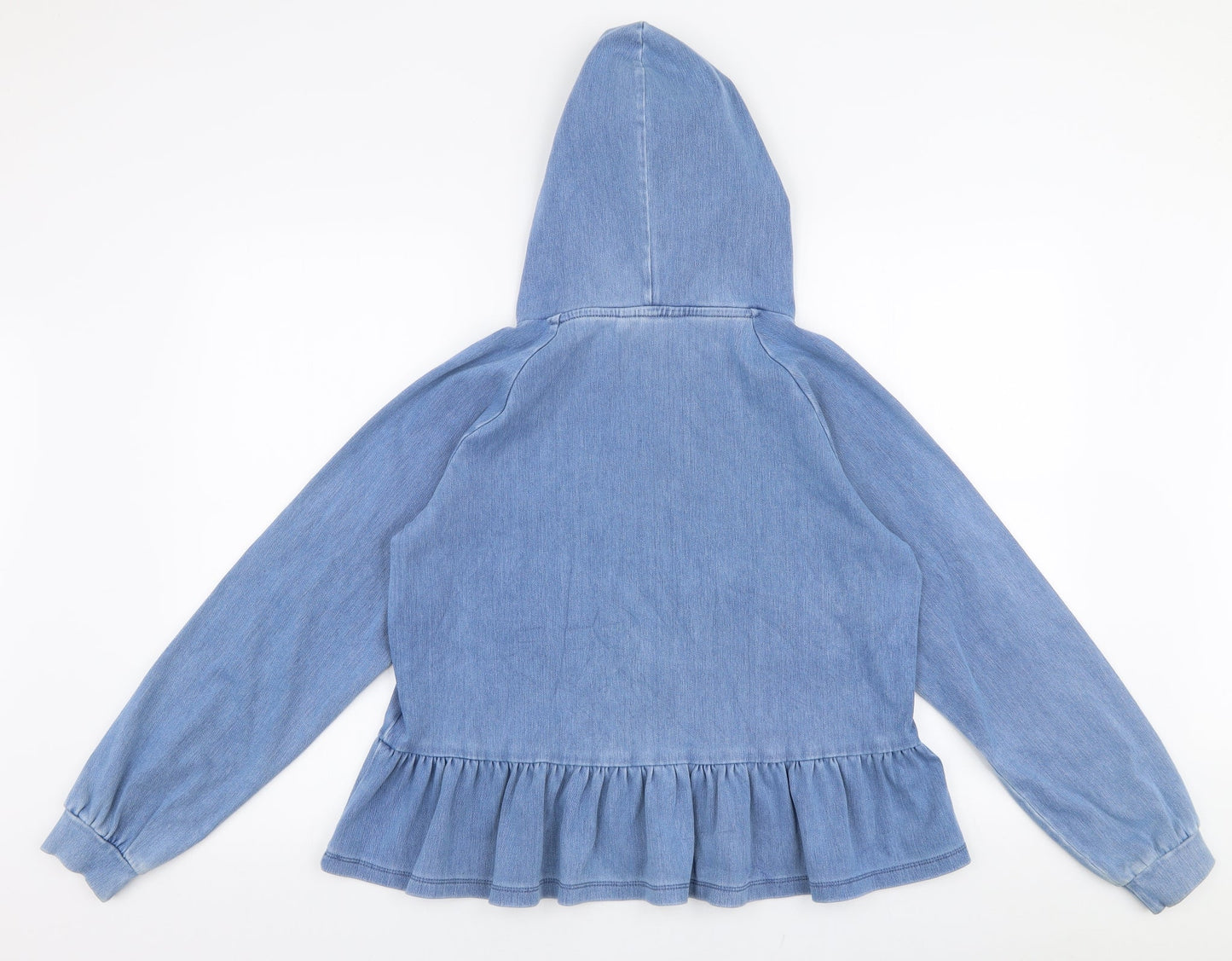 Womens UK Size XS NEXT Blue Pullover Hoodie