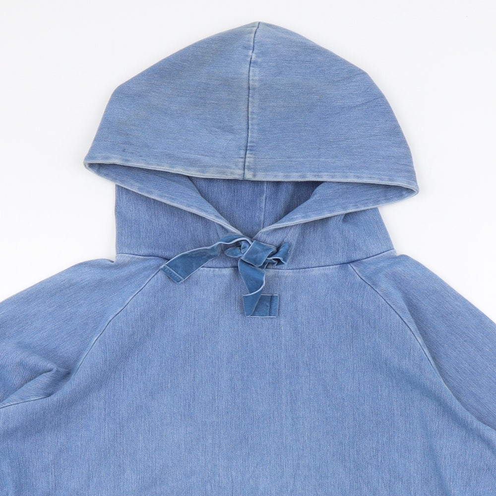 Womens UK Size XS NEXT Blue Pullover Hoodie
