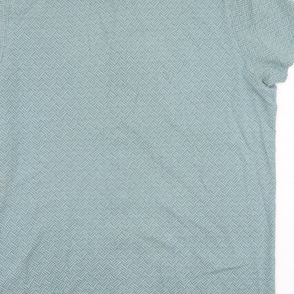 Matalan Mens Blue  Cotton  Button-Up Size XL Collared Button