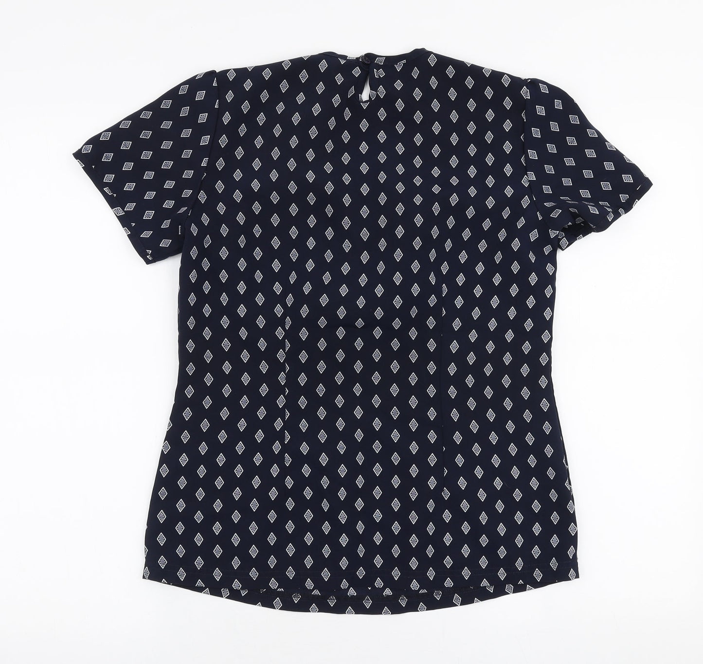 Womens UK Size 6 Alexandra Blue Basic Blouse