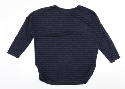 Womens UK Size 12 Preworn Blue Pullover Jumper