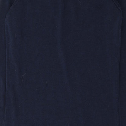 TU Womens Blue  Acrylic Jacket Dress  Size 10  V-Neck Pullover