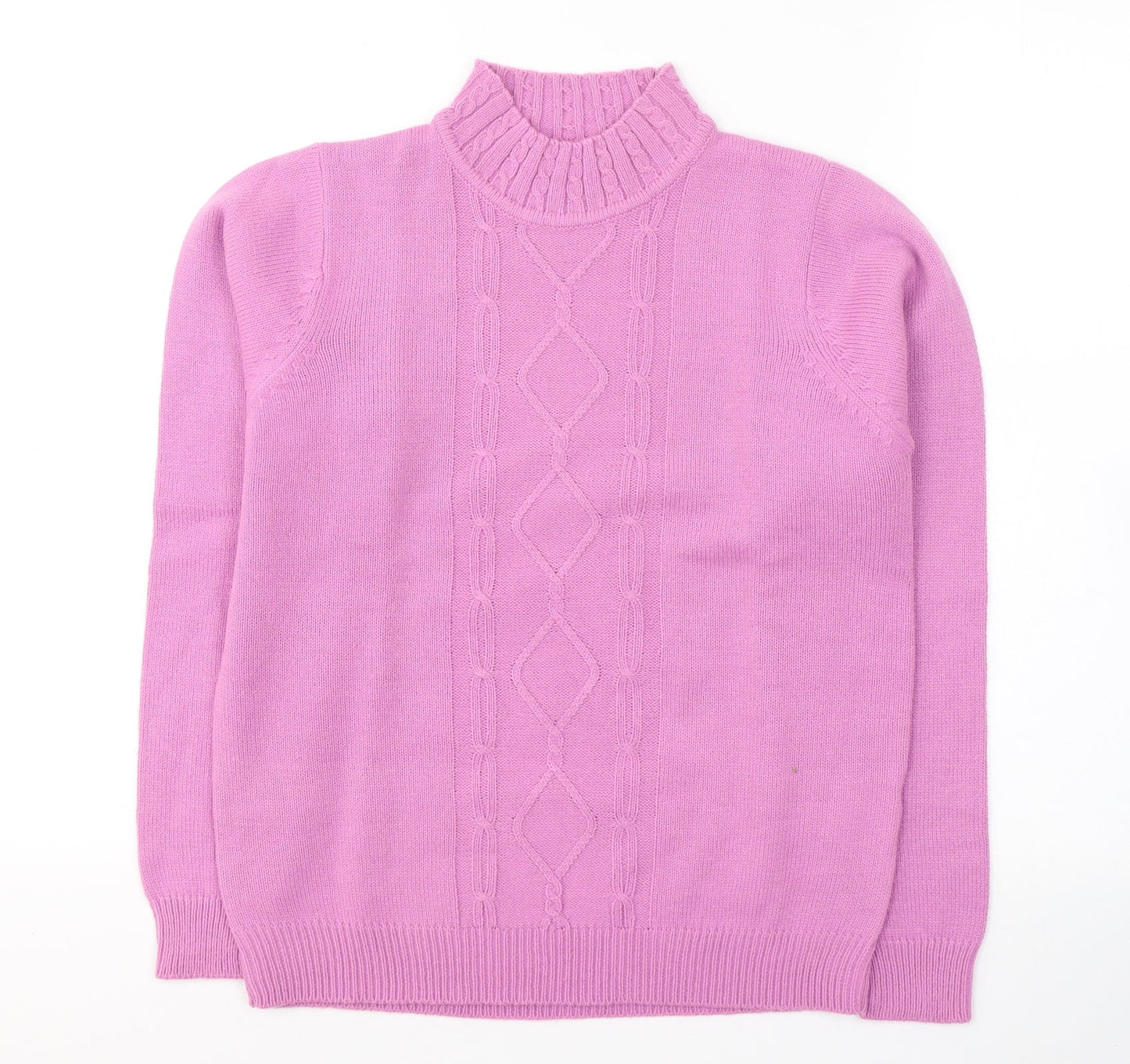 Womens UK Size 10 EWM Pink Pullover Jumper