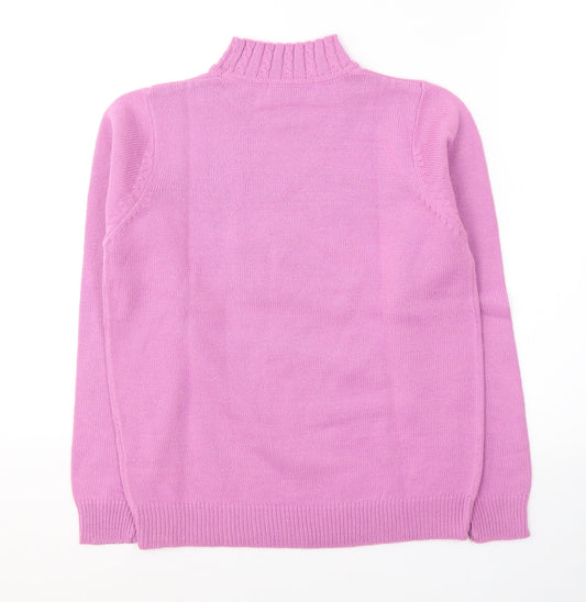Womens UK Size 10 EWM Pink Pullover Jumper