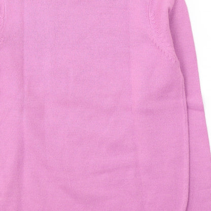 Womens UK Size 10 EWM Pink Pullover Jumper