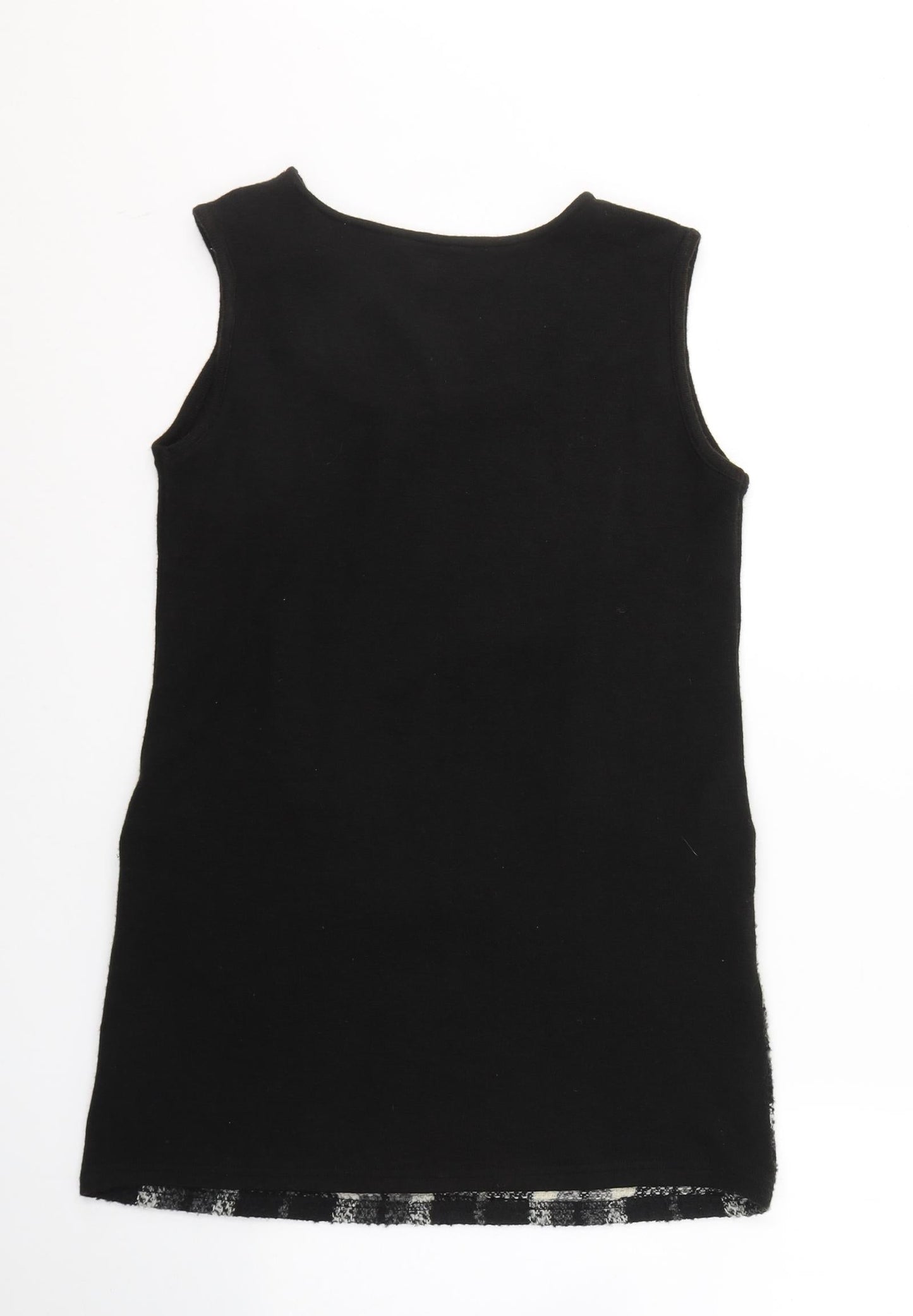 Womens UK Size 10 CULTURE Black Tunic Jumper