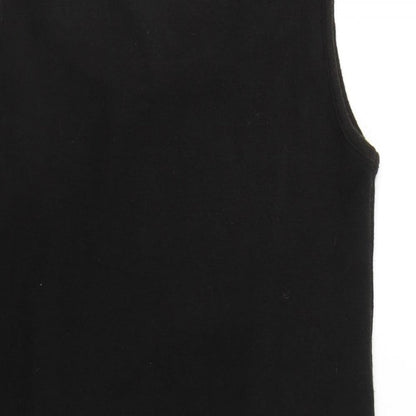 Womens UK Size 10 CULTURE Black Tunic Jumper