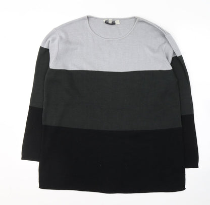 Womens UK Size S Carolyn Taylor Black Pullover Jumper
