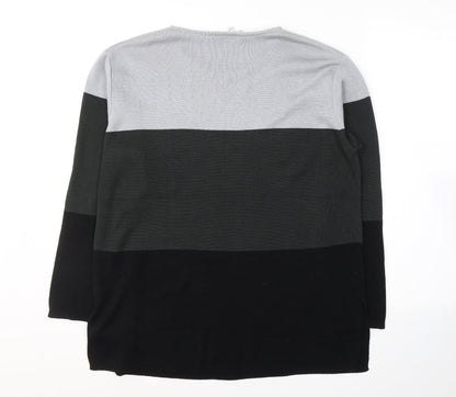 Womens UK Size S Carolyn Taylor Black Pullover Jumper