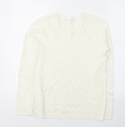 Womens UK Size M VIDA VI White Pullover Jumper