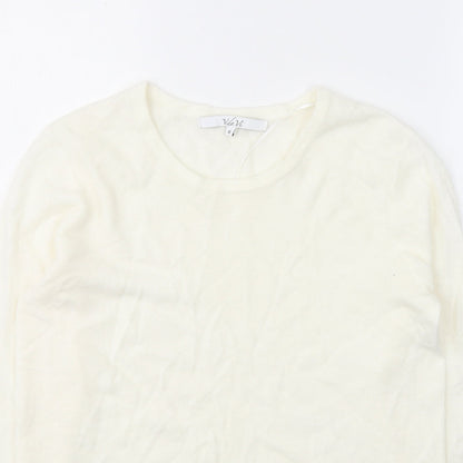 Womens UK Size M VIDA VI White Pullover Jumper