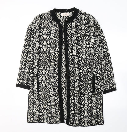 Womens UK Size S Per Una Black Cardigan Jumper