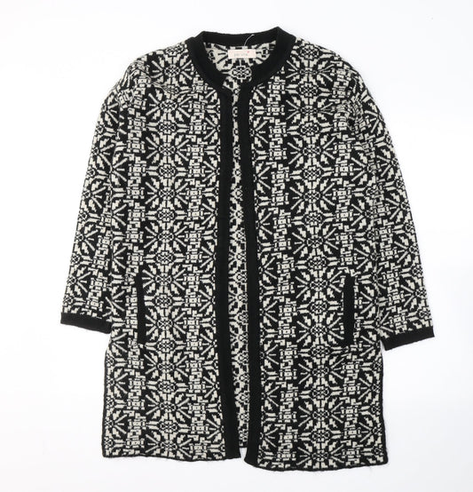 Womens UK Size S Per Una Black Cardigan Jumper