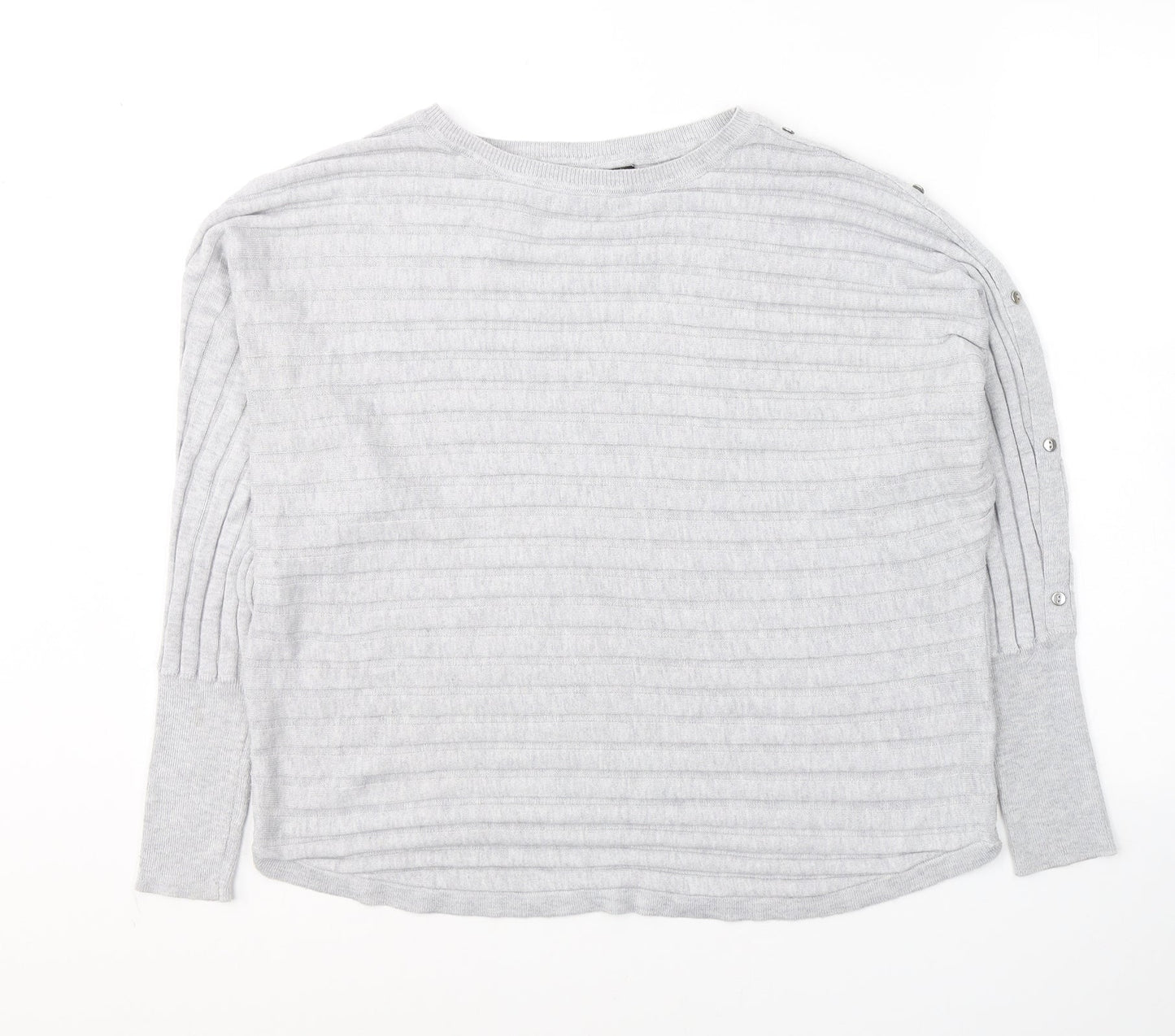 Womens UK Size L Dunnes Stores Grey Pullover Jumper