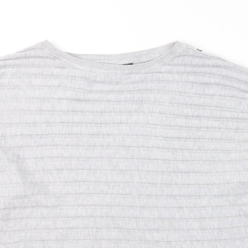 Womens UK Size L Dunnes Stores Grey Pullover Jumper