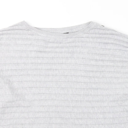 Womens UK Size L Dunnes Stores Grey Pullover Jumper