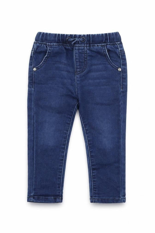 Dunnes Stores Boys Blue  Cotton Capri Jeans Size 9 Months  Pullover