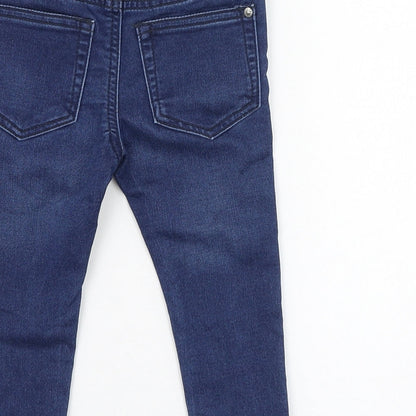 Dunnes Stores Boys Blue  Cotton Capri Jeans Size 9 Months  Pullover