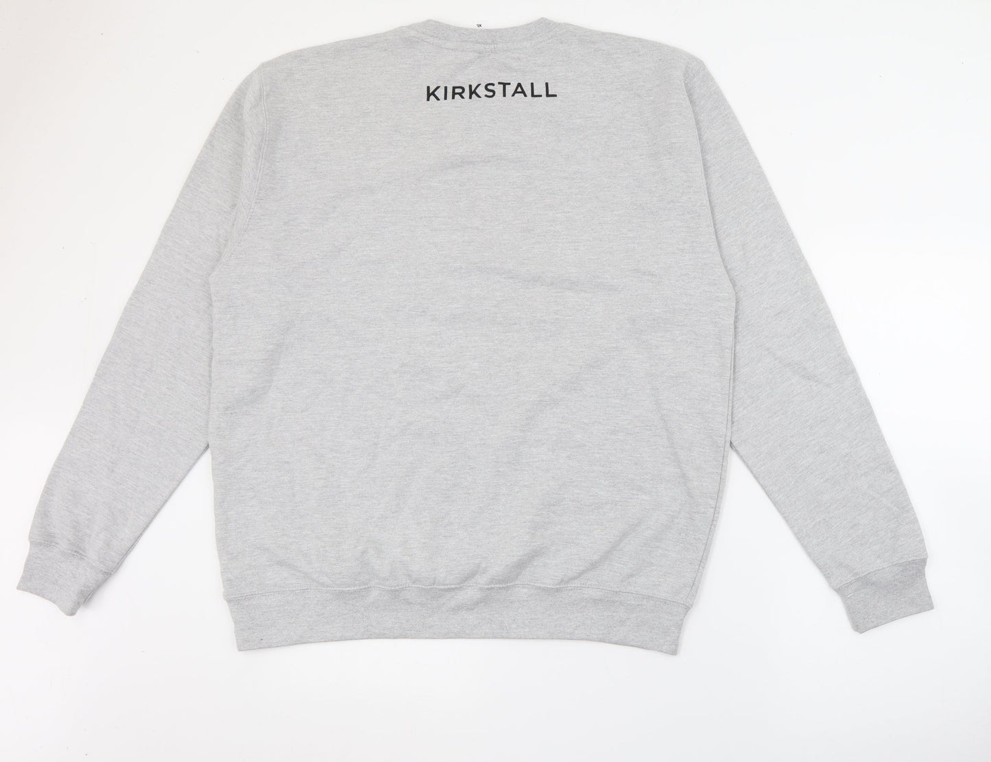 Just Hoods Womens Grey  Cotton Pullover Sweatshirt Size XL