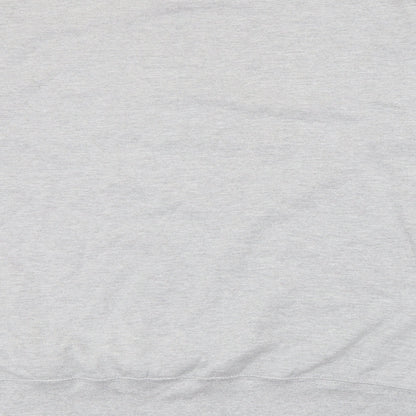 Just Hoods Womens Grey  Cotton Pullover Sweatshirt Size XL