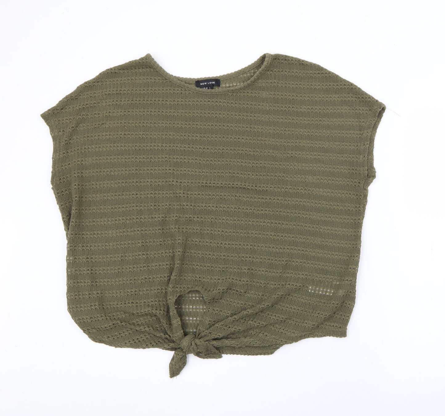 Womens UK Size L New Look Green Pullover Jumper