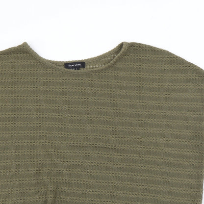 Womens UK Size L New Look Green Pullover Jumper