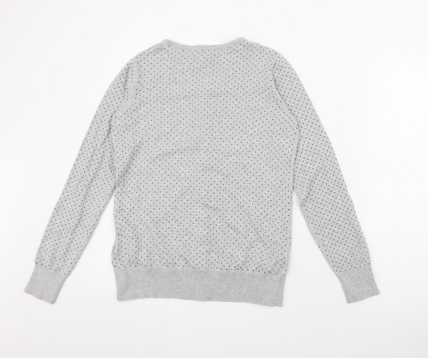 Womens UK Size M Kiabi Grey Cardigan Jumper