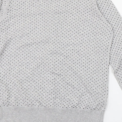 Womens UK Size M Kiabi Grey Cardigan Jumper