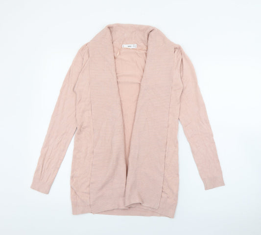 Womens UK Size 8 MNG Pink Cardigan Jumper