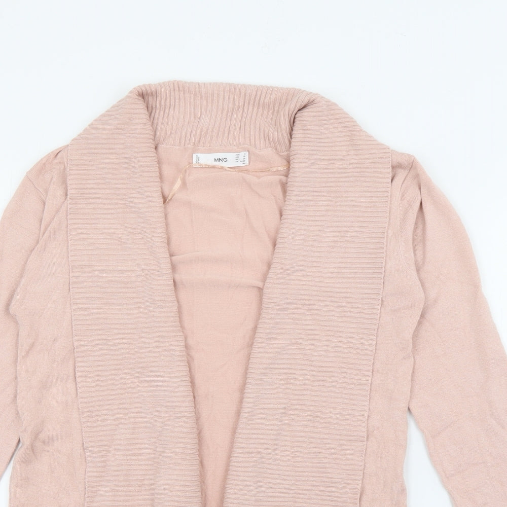 Womens UK Size 8 MNG Pink Cardigan Jumper