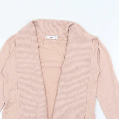 Womens UK Size 8 MNG Pink Cardigan Jumper