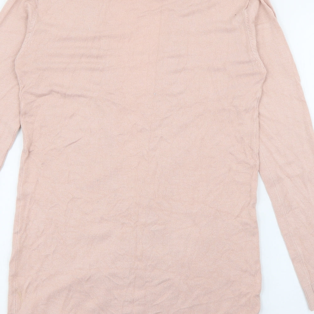 Womens UK Size 8 MNG Pink Cardigan Jumper