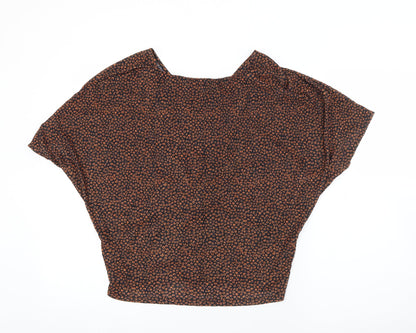Womens UK Size 12 Marks and Spencer Black Basic Blouse