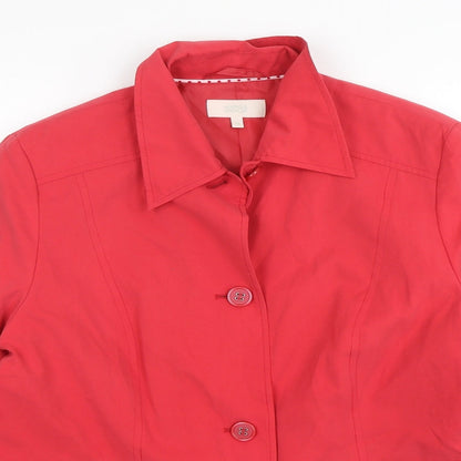 Womens UK Size 14 Marks and Spencer Red Jacket